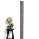 Wooden Growth Chart for Wall - Height Growth Chart for Kids, Kid Height Wall Chart, Height Measurement for Wall, Height Chart for Kids - Love Grows Here, Skinny Grey (63""x5.75"") by TinyTreasures Baby Boutique