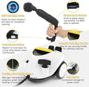 Steam Cleaner, Multipurpose Portable Canister Steamer，Portable Steam Cleaner with 27Accessories, 3 Minutes Fast Heating，for Floors, Windows,Mirrors,kitchens, Glass,Grout and Cars (White) by TinyTreasures Baby Boutique