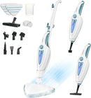 12-in-1 Steam Mop, Fast 15-Sec Heat-Up, 1500W Detachable Handheld Steam Cleaner with 2 Dirt Grip Pads, Removes 99.99% Stubborn Stains for Hardwood Floors, Windows, Tiles, Furniture, Pearl Teal by CozyNest Decor
