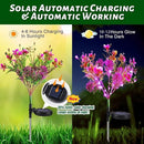 Neporal Garden Solar Lights Outdoor Waterproof IP65, 2PK Phalaenopsis Solar Flowers Solar Garden Lights Waterproof for Patio Decor, Yard Decor,Gardening Gifts for Women by GreenHaven Gardens
