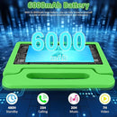 Tablet for Kids, 10.1 inch IPS HD Touchscreen Android 14 64 GB Storage, 8GB RAM, Octa Core Kids Tablet, Parental Controls, 12-hr Battery, WiFi, GPS - Green by TinyTreasures Baby Boutique