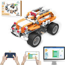 STEM Coding Robot Kits for Kids Ages 6+, 26-in-1 Educational Programmable Scratch Coding Robotics Kit, APP RC Robot Jeep Car Birthday Children's Day Gift for Boy Girls(400+ Pcs) by TinyTreasures Baby Boutique