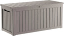 270 Gallon Waterproof Deck Box, Lockable Resin Storage Box for Patio Furniture Cushions Garden Tools and Outdoor Delivery Storage, Coffee by GreenHaven Gardens