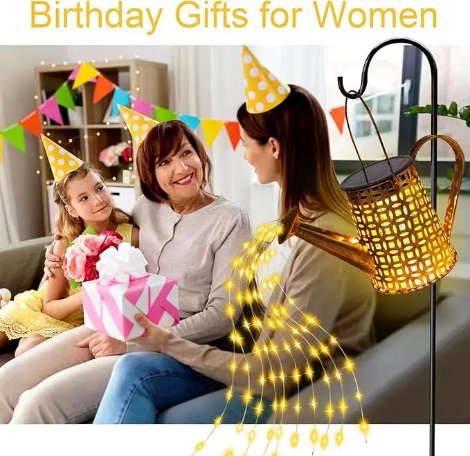 Solar Watering Can Lights, Owl Gifts for Women Mom Grandma Birthday, Waterproof Outdoor Garden Decor Large Hanging Solar Lanterns Garden Lights for Patio Porch Yard Flowerbed Pathway, photo 5 of 7