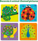 Skillmatics Foam Sticker Art Activity - Animals, Mess-Free Fun for Kids, 800+ 3D Foam Stickers, DIY Felt Craft Kits, Gifts for Boys & Girls Ages 3, 4, 5, 6, 7 by TinyTreasures Baby Boutique