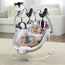 Car Seat Toys, High Contrast Black and White Toy for Infants 0-3 6 12 Months, Musical Black Fox Carseat Toys Stroller Toy for Babies Newborns by TinyTreasures Baby Boutique