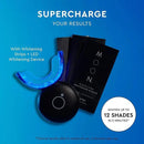 MOON Dissolving Teeth Whitening Strips - Vegan, Easy-to-Use, No Rinse White Strips - Hydrogen Peroxide and Essential Oils Infused Gentle Teeth Whitening Kit - Travel Essentials for Oral Care (14 Ct) by CozyNest Decor