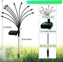 Kohlrabi Solar Garden Lights Outdoor, 6 Pack 60 LED Firefly Lights, Waterproof, Sway by Wind, for Yard, Patio, Backyard, Garden, Planter, Flower Bed, Pathway Decoration by GreenHaven Gardens