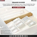 Rev-A-Shelf 16" 3 Tiered Seasoning Organizer, Trim-to-Fit Wooden Kitchen Draw and Cabinet Home Storage Insert, Pull Out Spice Rack, Maple, 4SDI-18 by CozyNest Decor