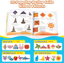 Origami Kit for Kids Ages 5-8 8-12, 260 Sheets Origami Paper with 99 Patterns and Guiding Book, Funtopia DIY Craft Art Projects Supplies for Boys Girls, Travel School Vacation Activities Toy by TinyTreasures Baby Boutique