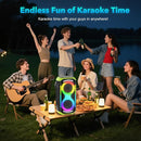 Bluetooth Speaker 160W Loud Wireless Boombox Portable Big Powerful Deep Bass Sound TWS Large Outdoor Home Party Speakers with Subwoofer LED Lights by TinyTreasures Baby Boutique