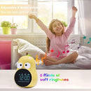 Kids Alarm Clock for Girls Pear Alarm Clock with Snooze Toddler Sleep Training Clock for Bedroom Home Office(Yellow) by TinyTreasures Baby Boutique