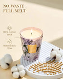 M&SENSE Lavender Glow Scented Natural Soy Wax Candle, 14.1oz 60 Hours Long Lasting Slow Burning Candles for Home Decor, Aromatherapy Candle for Stress Relief by CozyNest Decor