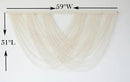 Flber Macrame Wall Hanging Large 57.00" W x 31.00" L Macrame Wall Decor Large Yarn Tapestry Home Boho Wall Decor by CozyNest Decor