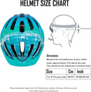 Exclusky Kids Bike Helmet with LED Light – Adjustable Multi-Sport Youth Helmet for Boys & Girls, Ages 5-12, Fits 50-57cm, Cycling Safety Gear by TinyTreasures Baby Boutique
