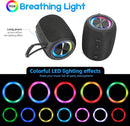 Portable Bluetooth Speaker, BT5.3 Wireless Speaker 20W Bass Diaphragms with Multi LED Light Dynamic Modes, IPX6 Waterproof 16H Playtime supports FM Mode, TF, USB for Home, Cycling, Outdoor, Beach by TinyTreasures Baby Boutique