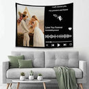 Custom Tapestry For Wall Bedroom Custom Backdrop Personalized Image Text Photo Customized Funny Tapestry Banners And Signs Song Horizontal Tapestrys by CozyNest Decor