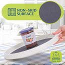 Set of 6, 12 Inch Non-Skid Lazy Susan Turntable, Lazy Susan Organizer for Cabinet, Pantry Organization, Kitchen Storage, Bathroom Sink Cabinet, Refrigerator, Countertop, Spice Rack (6 Pack 12 in) by CozyNest Decor
