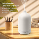 Diffuserlove Ceramic Diffuser 250ML Essential Oil Diffusers Aromatherapy Essential Oil Diffuser for Room Air Diffuser for Home Bedroom Stone Diffuser (White Big Size 250ml) by TinyTreasures Baby Boutique