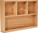 pandapark Wood Organizer Tray,Black Walnut,Desk & Drawer Storage Box (Oak Master-4) by CozyNest Decor