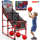 EagleStone 63IN Kids Arcade Basketball Hoop Indoor, LED Scoreboard Basketball Arcade Game Set for Outdoor with Cheer Sounds, Kids Basketball Toys for Boys Girls Age 3-5 5-7 4-8 by TinyTreasures Baby Boutique