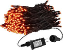 Weillsnow Orange Halloween Lights, 66FT Plug-in Waterproof String Lights, 8 Modes with Memory for Indoor/Outdoor Garden Decorations by GreenHaven Gardens