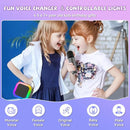 【2025 Newest】 Mini Karaoke Machine for Kids Girls & Boys - Portable Bluetooth Speaker with 2 Wireless Microphones - Kids Birthday Gifts for Ages 4-10 - Kids' Instrument Accessories - Space Gray by TinyTreasures Baby Boutique
