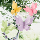 SUNBEAUTY Butterfly Party Decorations, 3D Paper Butterfly Decoration, Hanging Paper Butterfly for Baby Shower Decorations Girls, Women, Paper Flowers for Wall Decoration, Set of 4 by CozyNest Decor