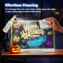 16-Inch Rechargeable Doodle Glow LED Note Board, 7-Color Light Modes, Neon Art Dry Erase Light Up Drawing Pad with Built-in Stand, Sketching Gift Toy for Kids/Girls/Teens, 5 Markers & Tracing Book by TinyTreasures Baby Boutique