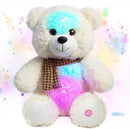 Cuteoy Glowing LED Bear Light-up Nightlight Toys Musical Plush Stuffed Animal Singing Lullabies Birthday Christmas Plushies Gifts for Kids Boys Girls,10.5" by TinyTreasures Baby Boutique