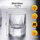 KAMMAK Crystal Whiskey Glasses Set of 2, Luxury 2.03oz Old Fashioned Glasses Stemless, Handcrafted Liquor Glasses, Hand Blown Scotch Cup for Women, Men Barware Gift for Cocktail, Bourbon by CozyNest Decor