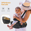 Baby Hip Seat Carrier, Ergonomic Waist Stool for Child Infant with Adjustable Strap Pocket Soft Base, Baby Hip Carrier for Newborns & Toddlers by TinyTreasures Baby Boutique