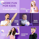 YLL Mini Karaoke Machine with 2 Wireless Microphones, TOP Kids Gifts for Girls Ages 3, 4, 5, 6, 7, 8, 9,10,11,12 +Year Old, 4-12 Years Old Birthday Toy Gift for Girls Boys Party (Purple) by TinyTreasures Baby Boutique
