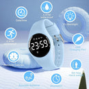 Kids Watches for Girls Boys Digital Sport Watch with Step Counter Pedometer Vibration Alarm Clock, No App Waterproof Fitness Tracker Kids Watch Boys Girls Teens Students Ages 5-16 by TinyTreasures Baby Boutique