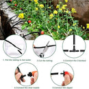 Garden Irrigation Kit,131ft 1/4" Drip Irrigation Kit Garden Irrigation System with Adjustable Nozzle Dripper Automatic Irrigation Equipment Set for Garden,Greenhouse, Patio,Lawn by GreenHaven Gardens