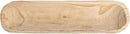 Creative Co-Op Paulownia Wood Oval Bowl | Brown | 22.75" L x 6" W x 3.25" H | (Pack of 4) by CozyNest Decor