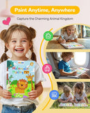 TECJOE Paint with Water Coloring Books for Toddlers, A to Z 26 Pages Animal Watercolor Paint Set with 3 Brushes, Mess Free Painting Activity for Kids Ages 4 5 6 7 8, Christmas Gifts Arts & Crafts Toy by TinyTreasures Baby Boutique