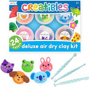 Ooly Air Dry Clay for Kids, 24 Colors Modeling Clay with 3 Shaping Tools, Play Dough Summer Craft Supplies - Creatibles by TinyTreasures Baby Boutique