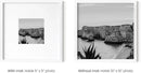 HAUS AND HUES 10x10 White Metal Picture Frames Matted to 5x5 - Features Premium Aluminum & Hanging Hardware, Shatterproof Plexiglass - Ideal for Home, Room, Office (10x10 in, White, Set of 15) by CozyNest Decor