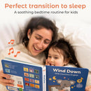 Cali’s Books Wind Down – USB-C Rechargeable Baby Book for Toddlers 1-3 | Expert-Designed Bedtime Musical Book with Gentle Activities and Affirmations for a Calming Nightly Routine by TinyTreasures Baby Boutique