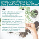 Houseplant Prop Drops - Propagation Promoter & Root Growth Hormone | Root Stimulator for Cuttings | Supports Stronger, Healthier Plants | Easy-to-Use Liquid Formula for Water & Soil Propagation | 8oz