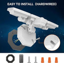 65W LED Flood Light Outdoor, 6500LM, Waterproof, 6500K Motion Sensor Flood Lights Outdoor with Adjustable 3 Head Detected Floodlight for Outside Entryway Garage, Yard, Porch, White by GreenHaven Gardens