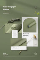 Dimoon 78.7''x17.7'' Green Peel and Stick Wallpaper Contact Paper Modern Self Adhesive Wall Paper Removable Renter Friendly Textured Solid Color Shelf Cabinet Vinyl Roll (78.7''x17.7'',Olive Green) by GreenHaven Gardens