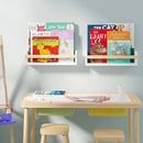 Wallniture Florida 24 inch Wall Bookshelf for Kids Room, Floating Shelves Nursery Decor, Wood White Wall Shelf Set of 2 Kitchen, Bathroom Decor (16'') by TinyTreasures Baby Boutique