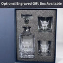 Gifts Inscribed Personalized Whiskey Decanter Set - Engraved Whiskey Decanter Bottle & Set of 2 Custom Drinking Glasses Laser Etched - Customized Whisky Gift for Wedding, Birthday, Fathers Day by CozyNest Decor