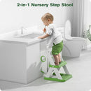 Potty Training Seat, Upgrade Toddler Toilet Seat for Kids Boys Girls, 2 in 1 Potty Training Toilet for Kids, Splash Guard Anti-Slip Pad Step Stool（Upgraded Cushion） by TinyTreasures Baby Boutique