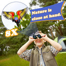 Obuby Real Binoculars for Kids Gifts for 3-12 Years Boys Girls 8x21 High-Resolution Optics Compact Toy Binocular for Bird Watching,Travel, Camping by TinyTreasures Baby Boutique