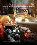 BM5PRO 7.2" 1080P HD Baby Car Camera for 2 Kids, Split Screen with IR Night Vision, Easy to Install & Adjust Brightness, Dual Car Camera Baby Monitor for Rear Seat Safety by TinyTreasures Baby Boutique