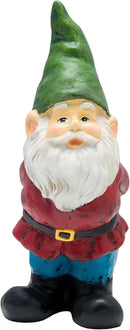 Alpine Corporation 11" Tall Classic Outdoor Garden Gnome Yard Statue Decoration by GreenHaven Gardens