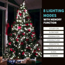 1000 LED 328ft 8 Modes with Timer Christmas String Lights IP55 Outdoor Waterproof UL Certificated Indoor Fairy Lights Garden Patio Wedding Christma Trees Parties Decoration White Light by GreenHaven Gardens